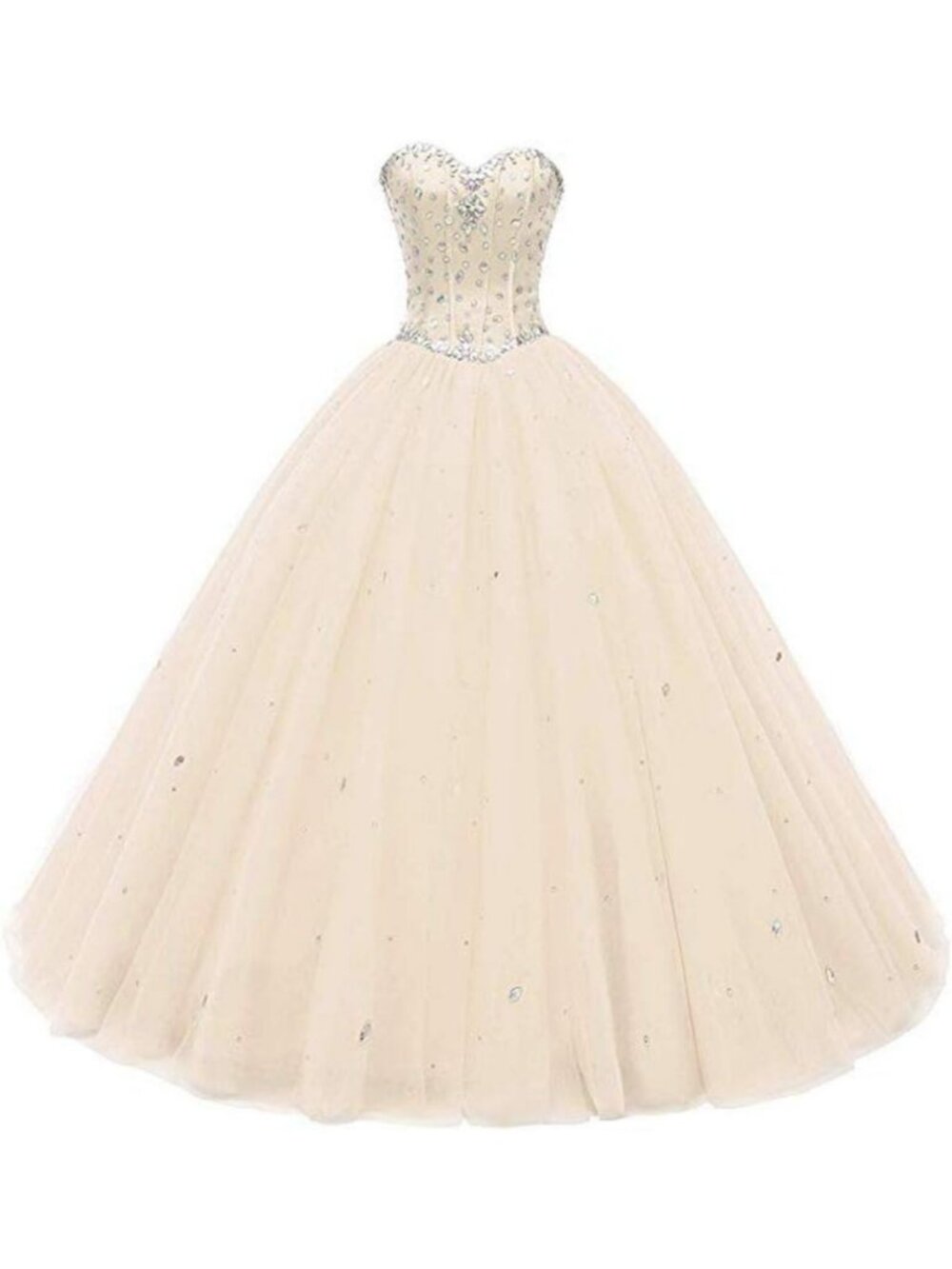 Sweetheart Ball Gown Quinceañera Dress | Tulle Prom Dress | Elegant Formal Wear